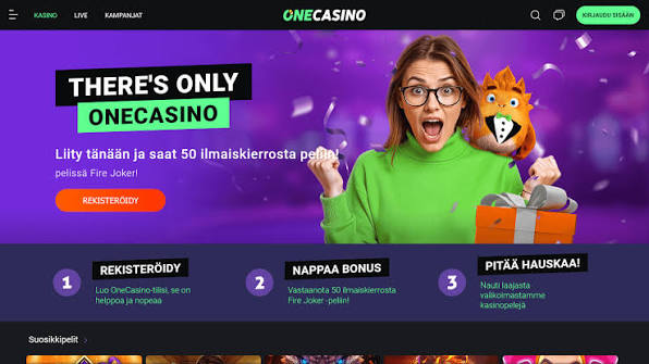 Onecasino lobby screenshot