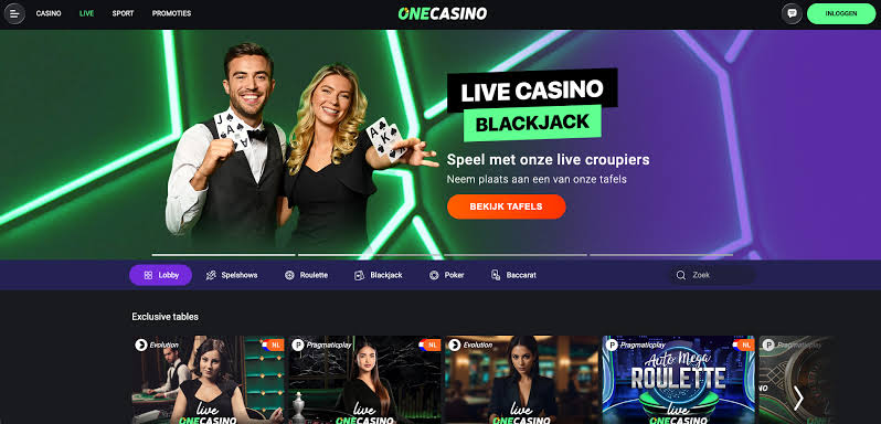 Onecasino bonussen screenshot
